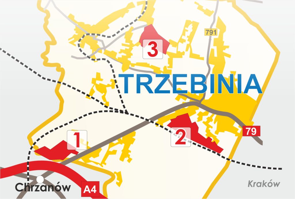 SAG w Trzebini numery